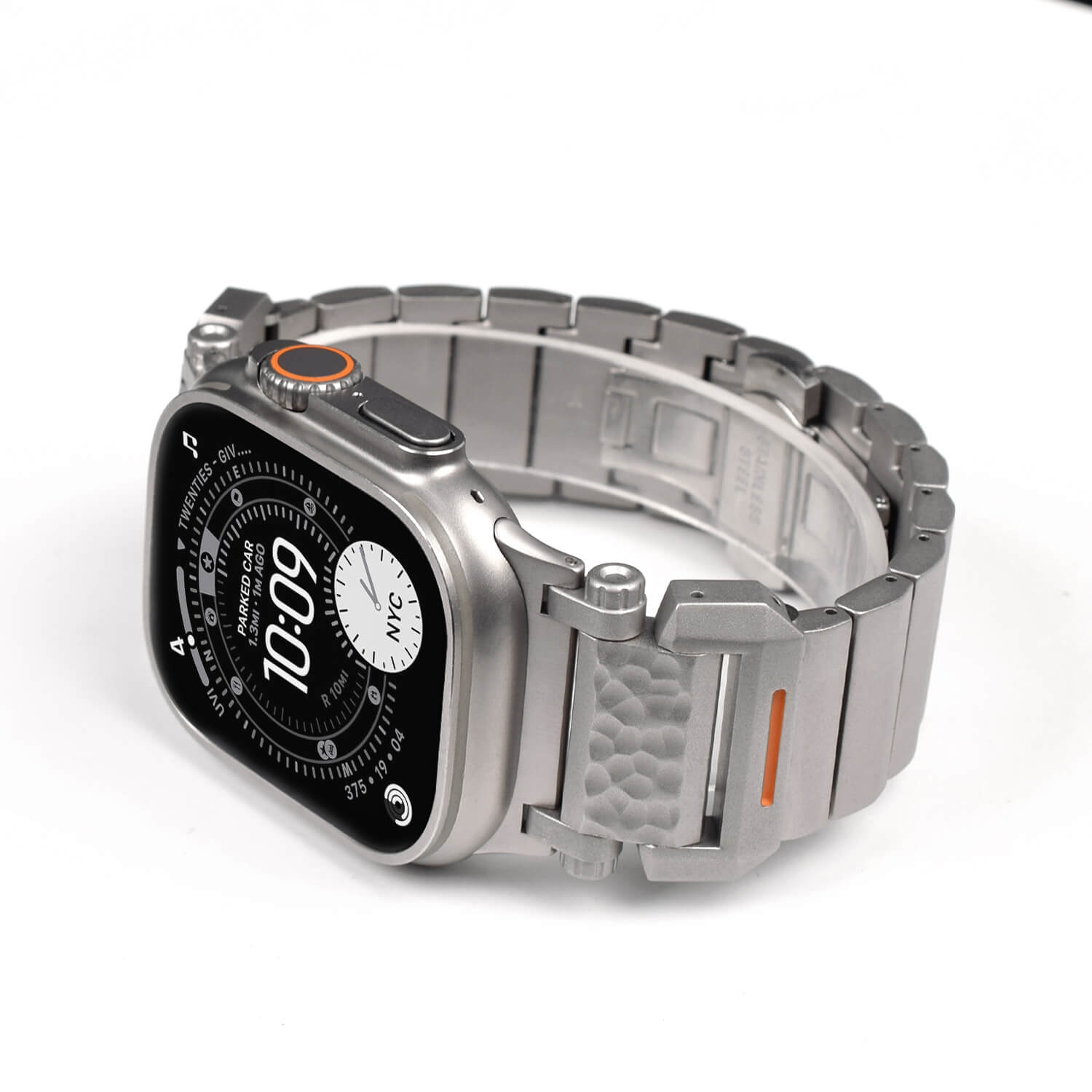 Luxury Matte Black Link Bracelet for Apple Watch