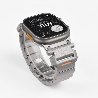 Luxury Matte Black Link Bracelet for Apple Watch