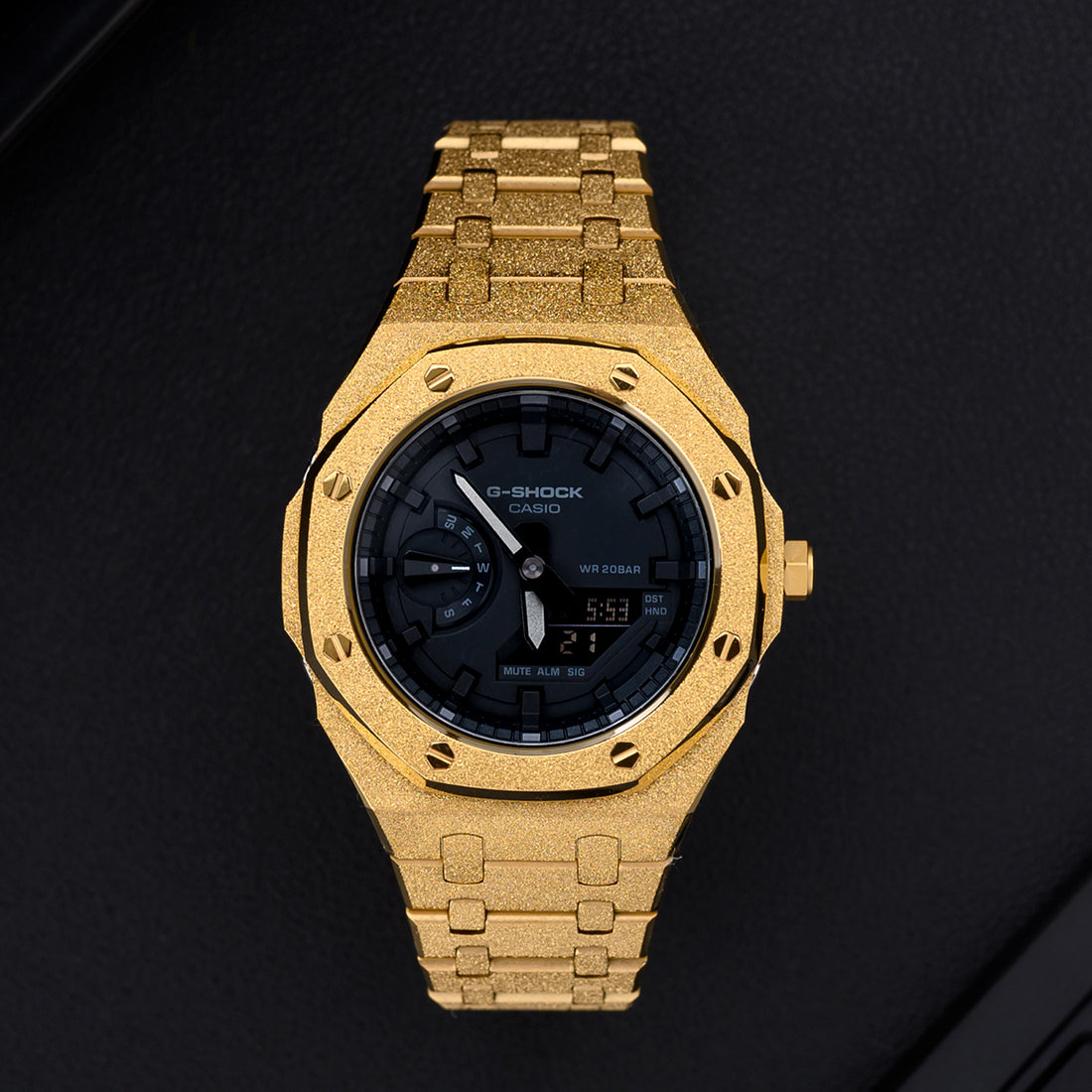Luxury Gold Stainless Steel Band for G-Shock GA2100 / GA2110 / GAB2100