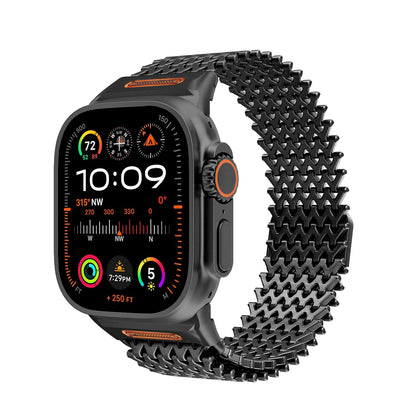 Titanium Steel Zigzag Bracelet for Apple Watch Ultra / Series 9 / 8 / 7