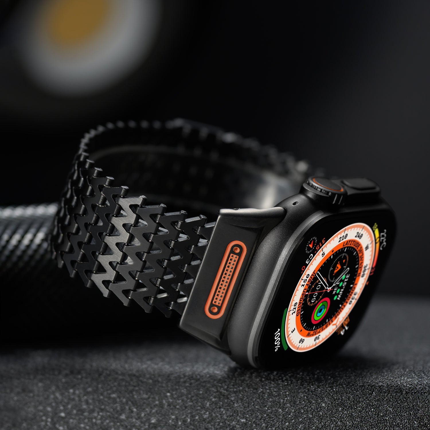 Titanium Steel Zigzag Bracelet for Apple Watch Ultra / Series 9 / 8 / 7