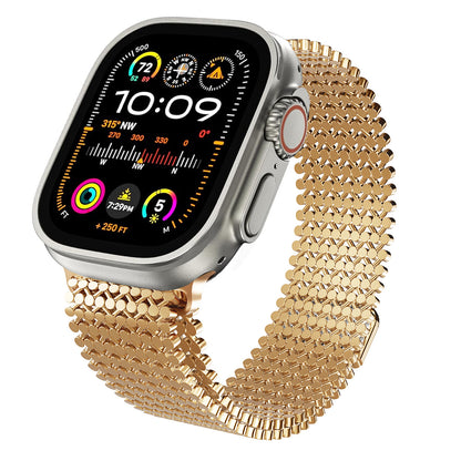 Applicable Apple Watch Band Apple Watch Ultra Stainless Steel Band S8 Chain Metal Magnetic Steel Band