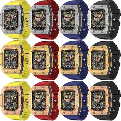 Apple iWatch Armor-Style Case and Band Set – New Richard Style Protective Silicone Design