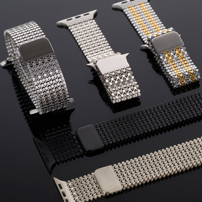 Applicable Apple Watch Band Apple Watch Ultra Stainless Steel Band S8 Chain Metal Magnetic Steel Band