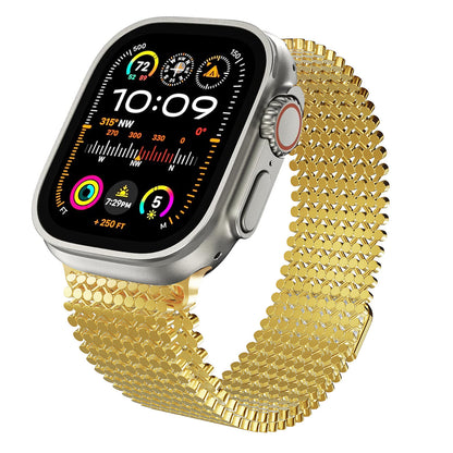 Applicable Apple Watch Band Apple Watch Ultra Stainless Steel Band S8 Chain Metal Magnetic Steel Band