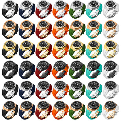 Casio GA2100 Stainless Steel AP Style Case Conversion Kit - Replacement Steel Strap