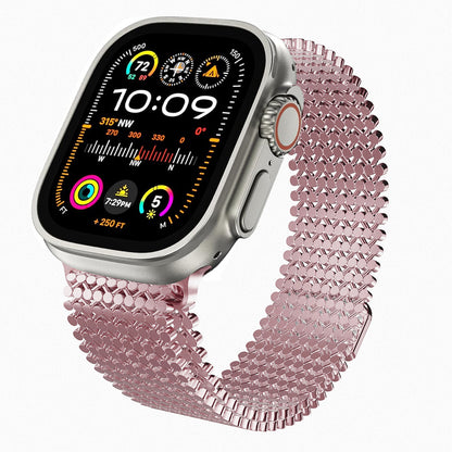 Applicable Apple Watch Band Apple Watch Ultra Stainless Steel Band S8 Chain Metal Magnetic Steel Band