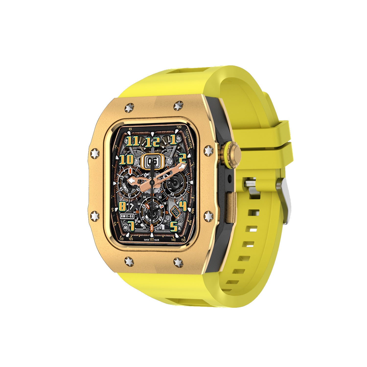 Apple iWatch Armor-Style Case and Band Set – New Richard Style Protective Silicone Design